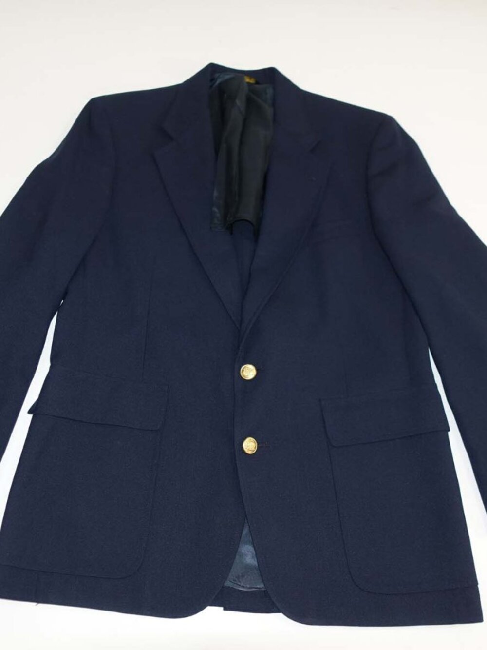 Palm Beach Men's Blazer Size 40 Regular Navy Blue 2 Button Sports Jacket 40R